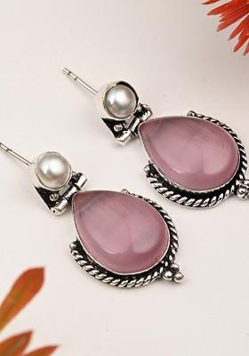 Silver Artificial Alloy Earrings