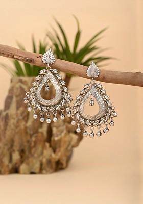 Silver Artificial Alloy Earrings