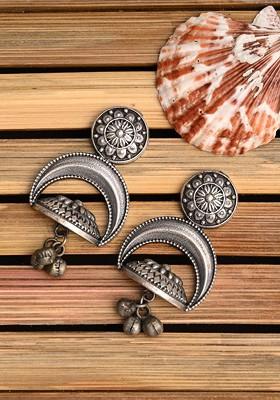 Silver Artificial Alloy Earrings