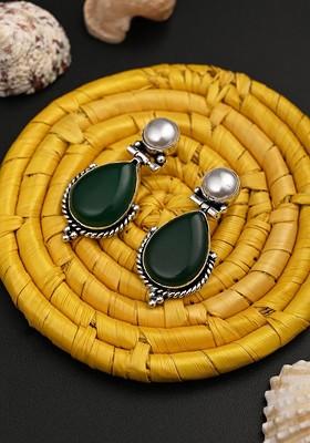 Silver Artificial Alloy Earrings