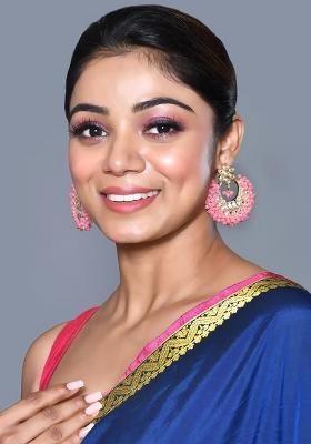 White Pink Partywear Alloy Earrings