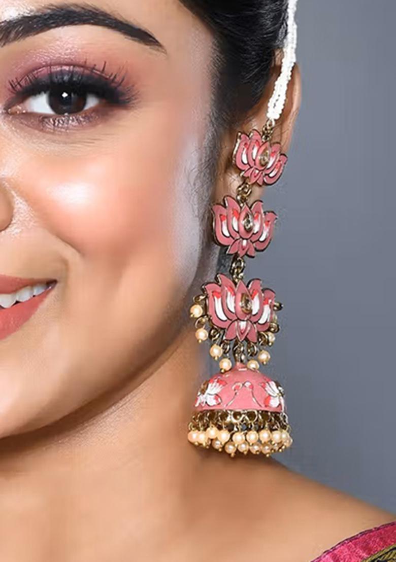 Multicolor Brass Earring - Indya