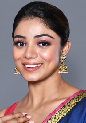 Multicolor Brass Earring