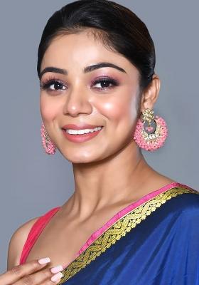 Multicolor Brass Earring