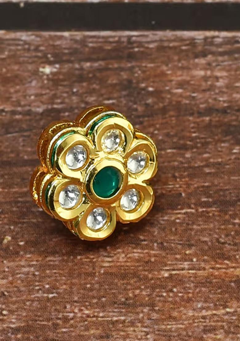 Multicolor Brass Earring - Indya