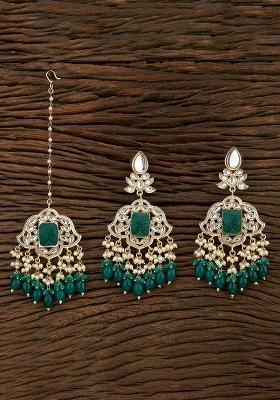 Multicolor Brass Earring