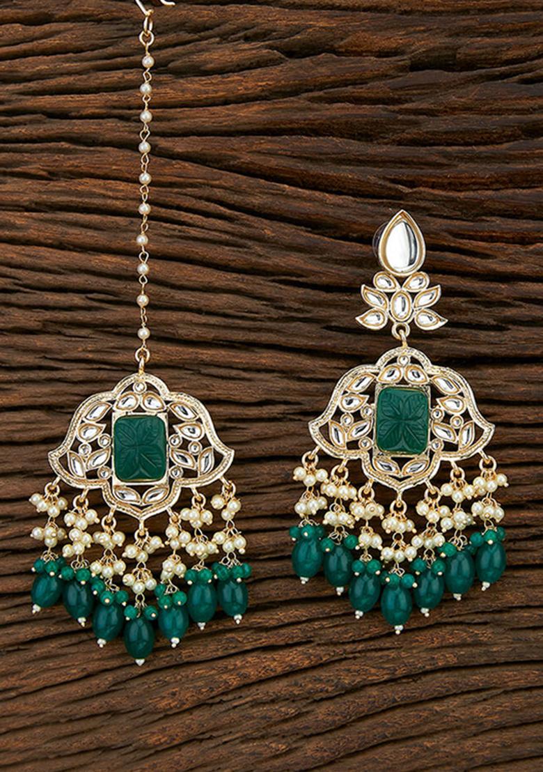 Multicolor Brass Earring - Indya