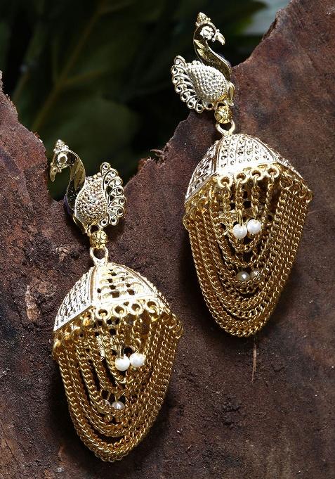 White Brasso Earrings