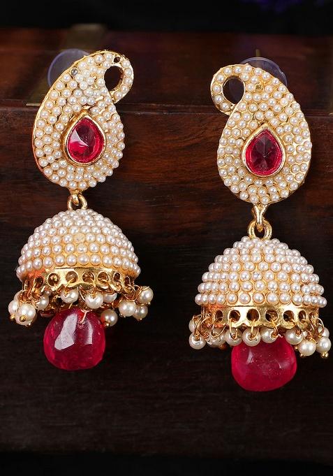 Pink Brasso Earrings