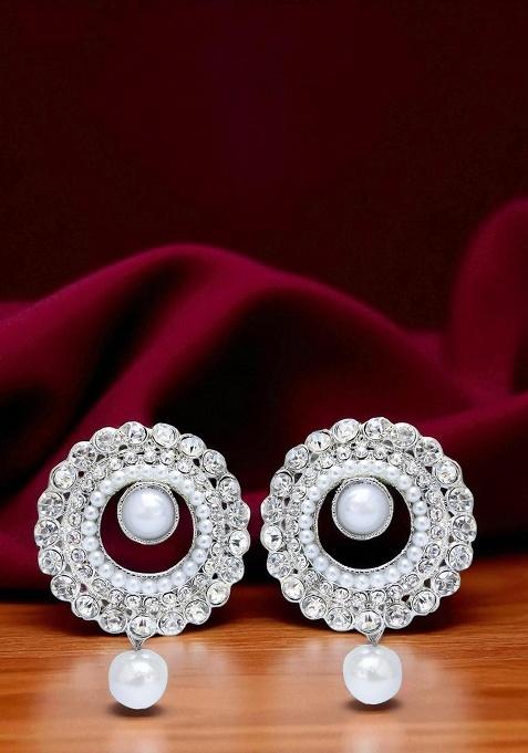 White Brasso Earrings