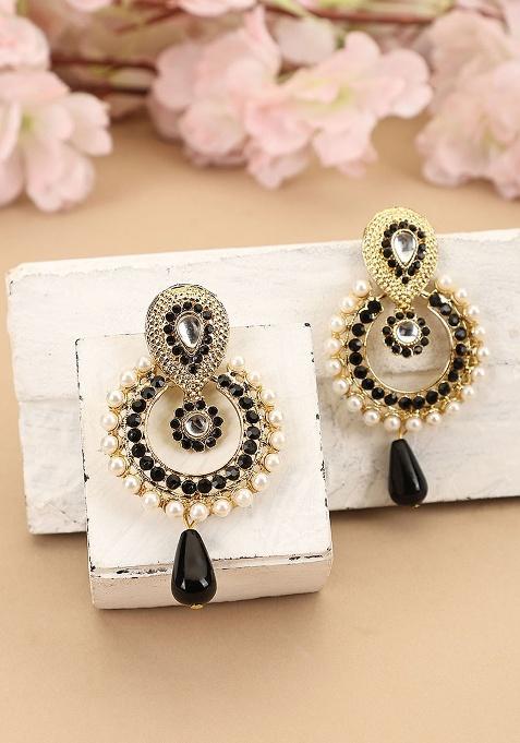 Black Brasso Earrings