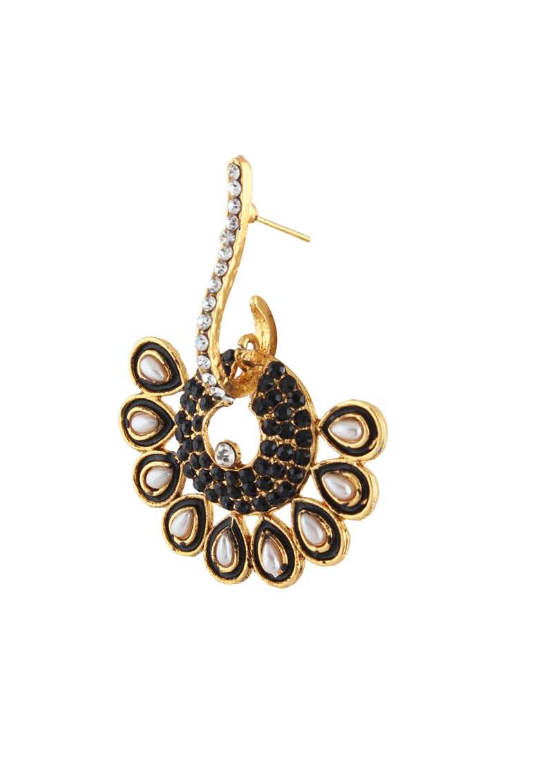 Blue Brasso Earrings - Indya