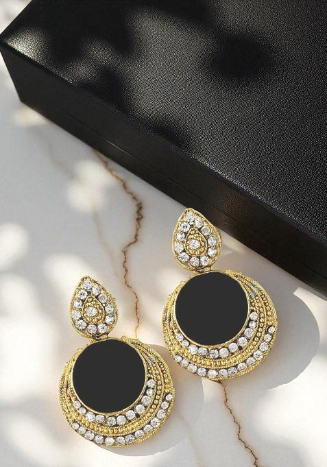 Black Brasso Earrings