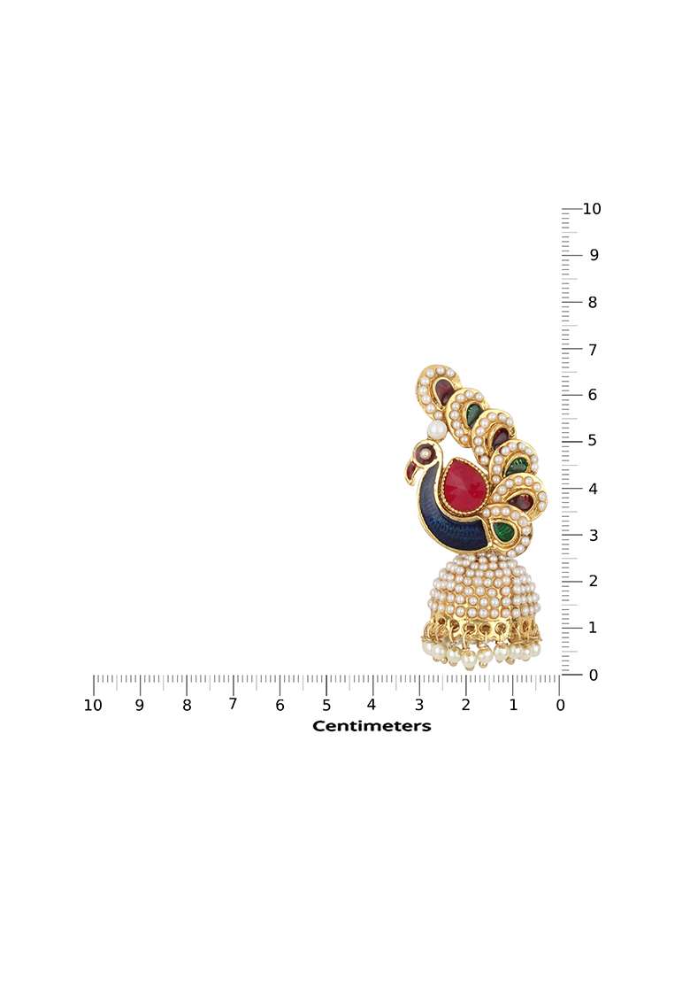 Multicolor Brasso Earrings - Indya