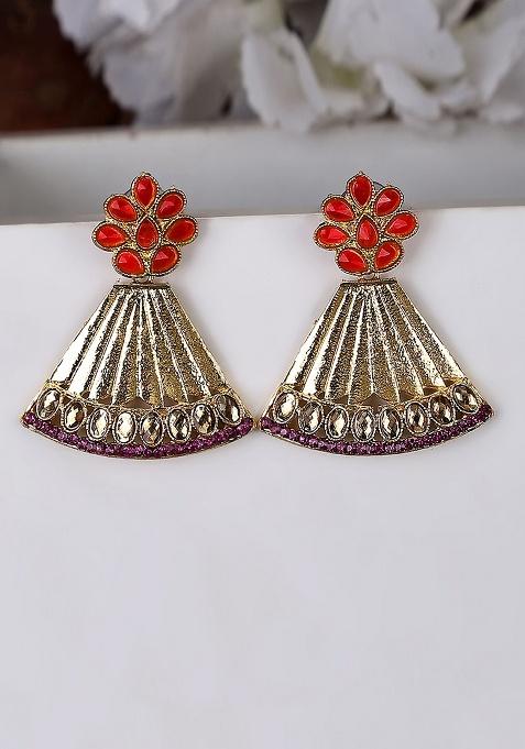 Pink Brasso Earrings