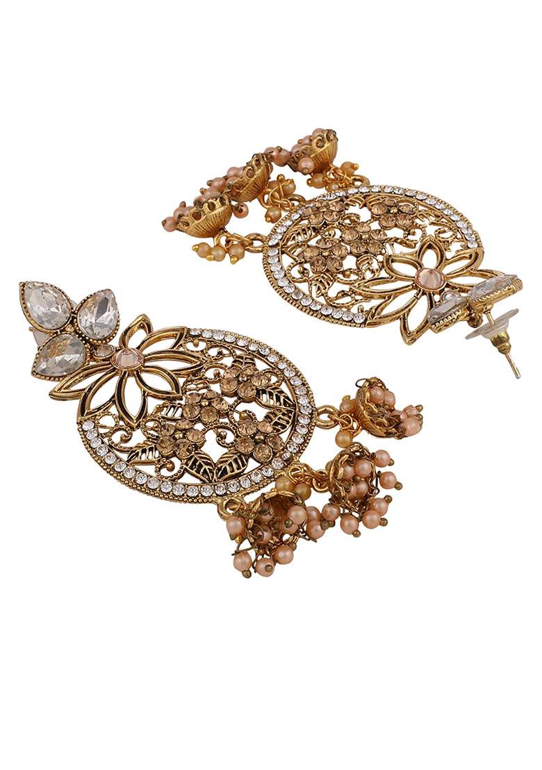 White Brasso Earrings - Indya