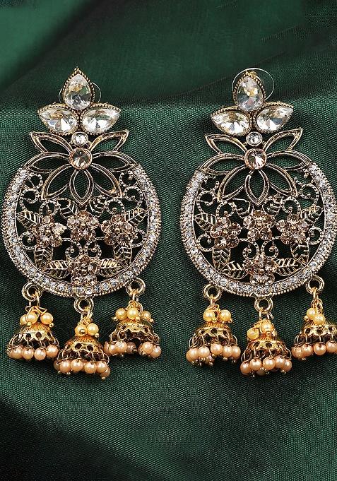 White Brasso Earrings