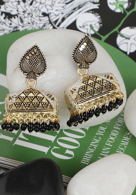 Black Brasso Earrings