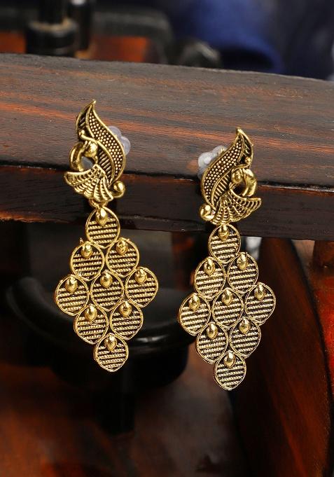 Golden Brasso Earrings