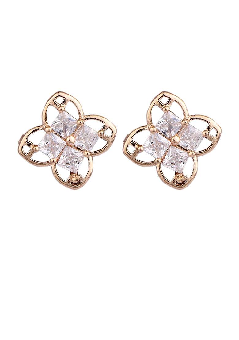 White Brasso Earrings - Indya
