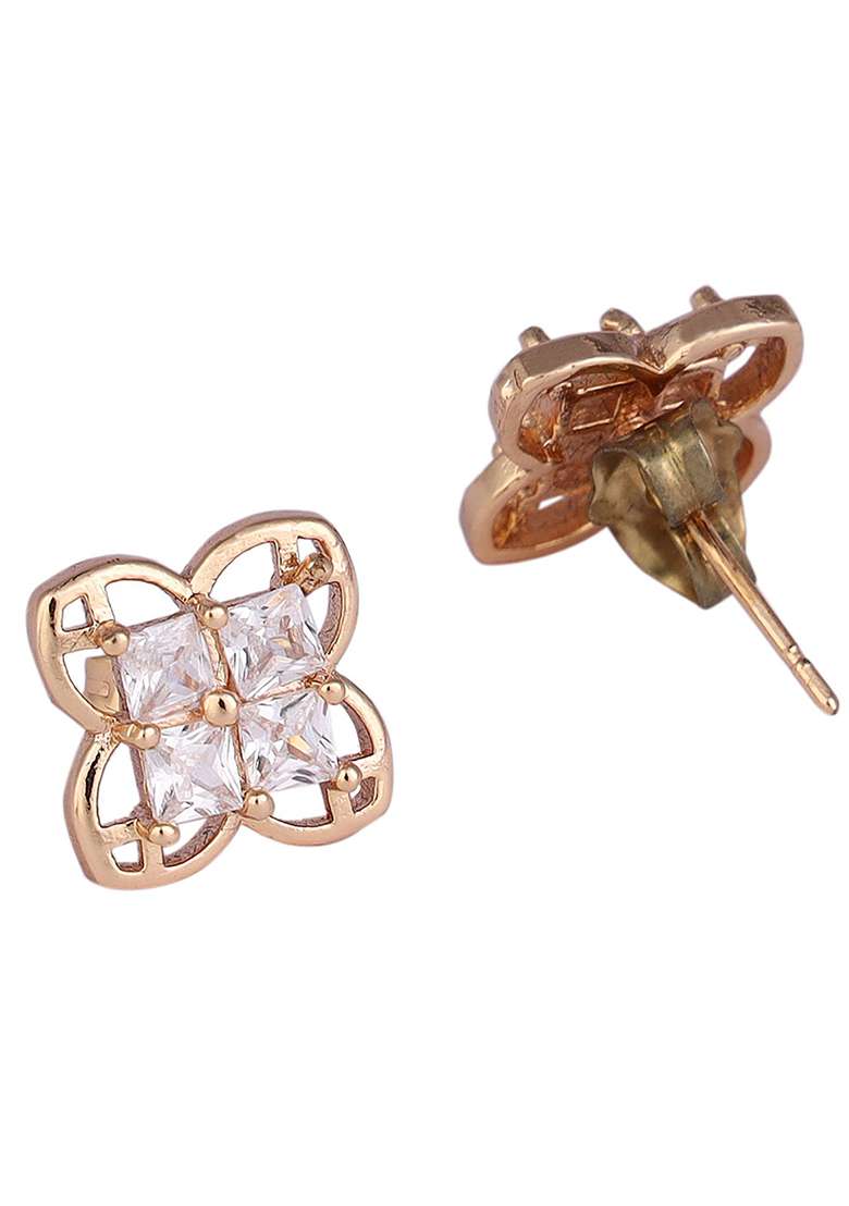 White Brasso Earrings - Indya