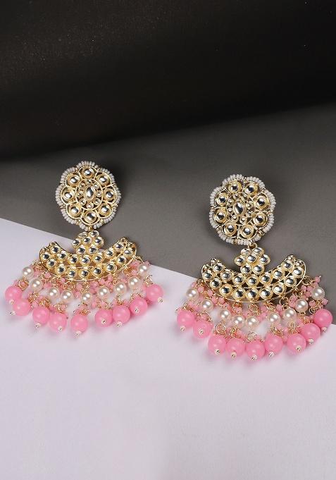 Pink Brasso Earrings