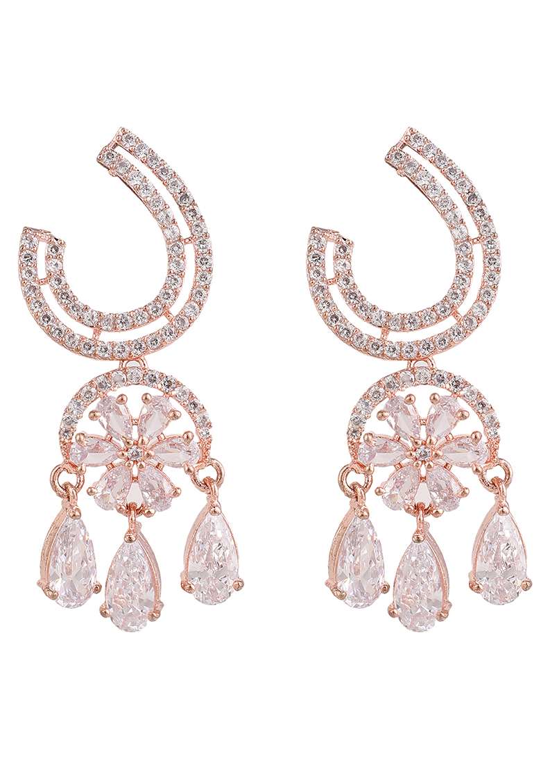 White Brasso Earrings - Indya