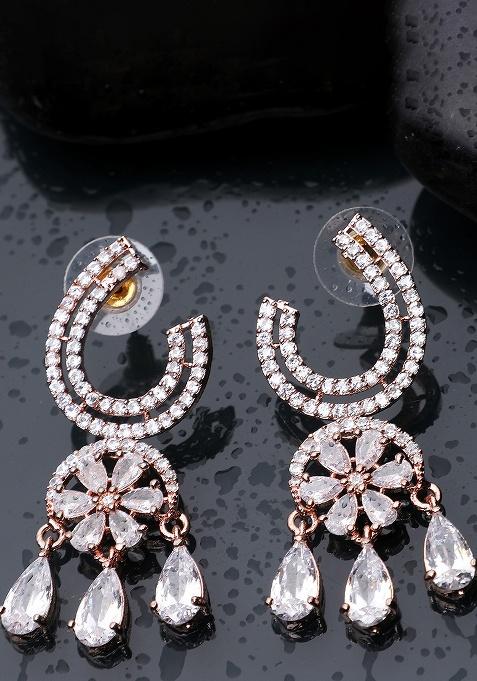 White Brasso Earrings