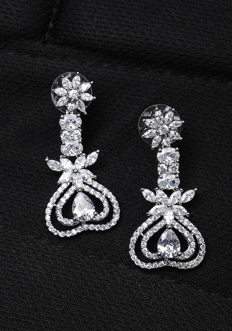 White Brasso Earrings