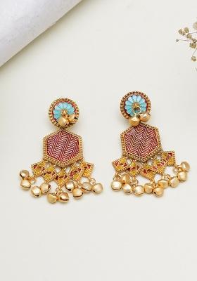 Multicolor Mixed Alloy Earring