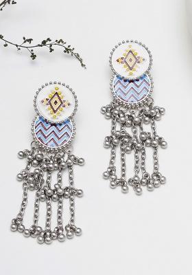 Multicolor Mixed Alloy Earring