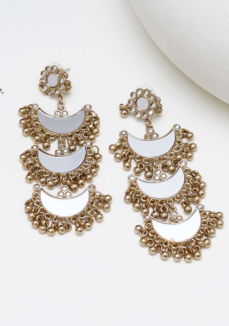 Multicolor Mixed Alloy Earring - Indya