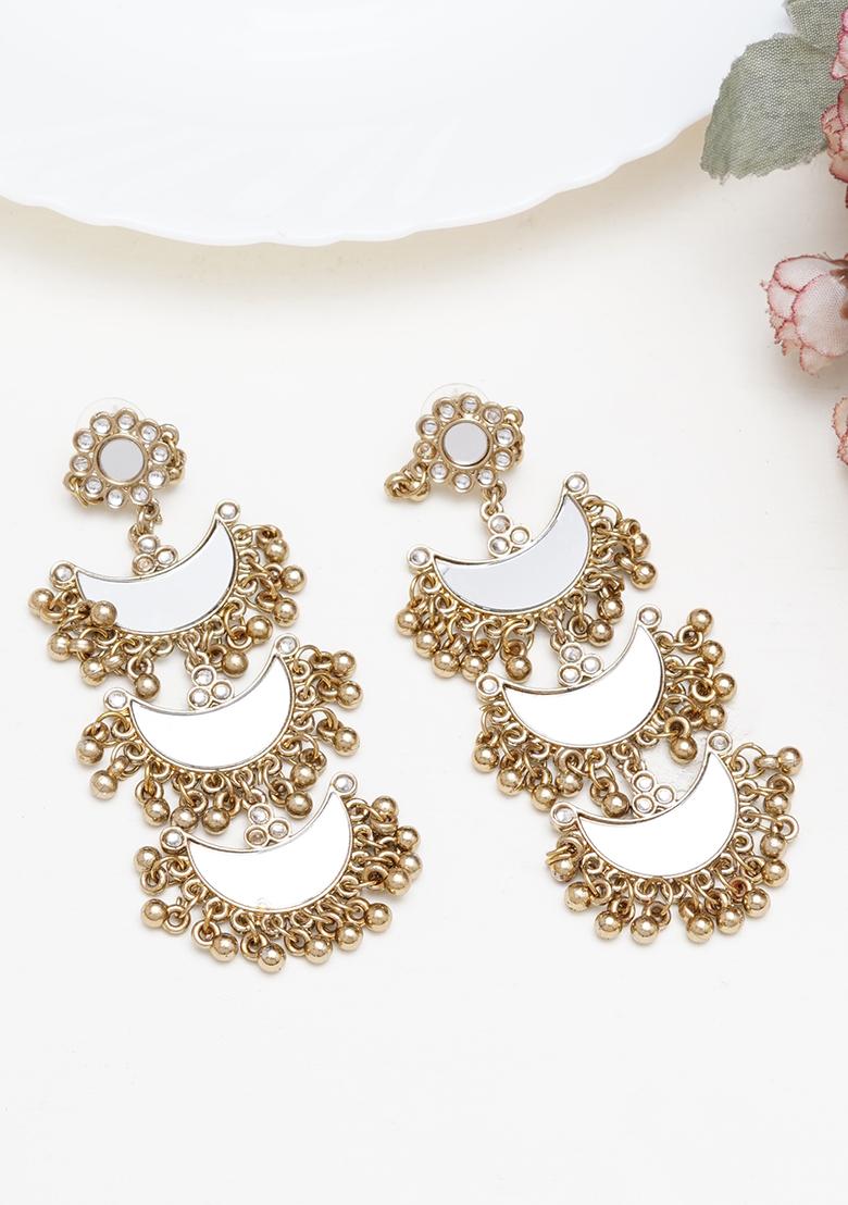 Multicolor Mixed Alloy Earring - Indya