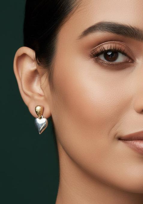 Golden Stainless Earrings Set