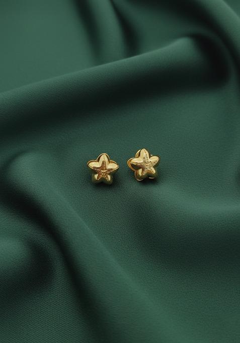 Golden Stainless Earrings Set