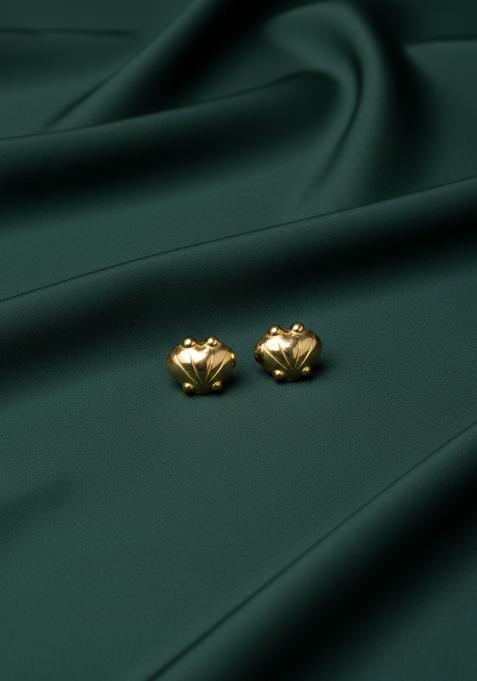Golden Stainless Earrings Set