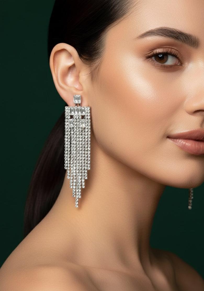 Golden Stainless Earrings Set - Indya