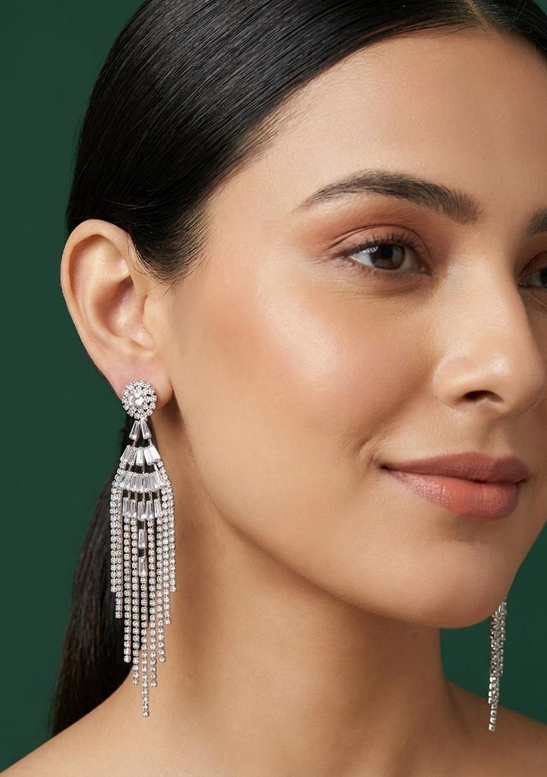 Golden Stainless Earrings Set - Indya