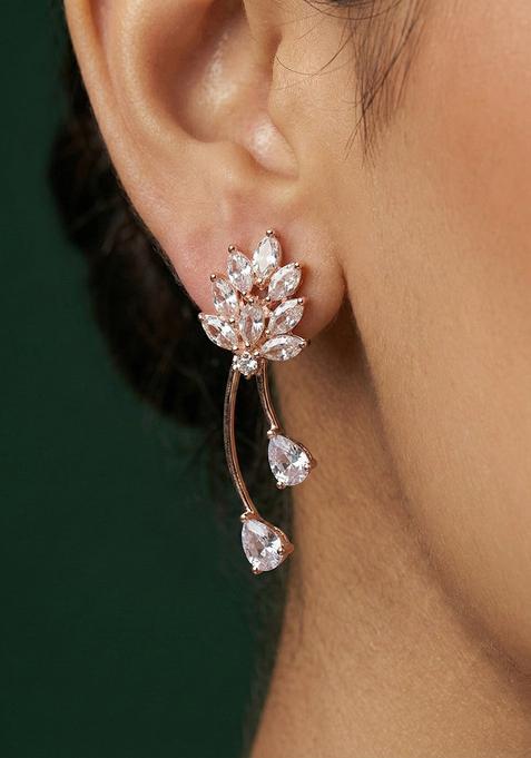 Golden Stainless Earrings Set