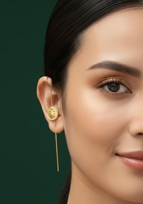 Golden Stainless Earrings Set