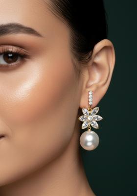 Silver Stainless Earrings Set