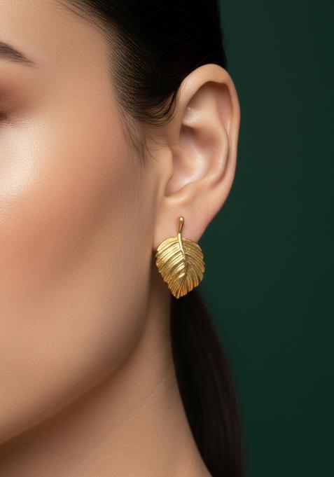 Golden Stainless Earrings Set