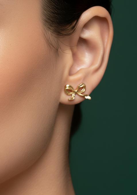 Golden Stainless Earrings Set