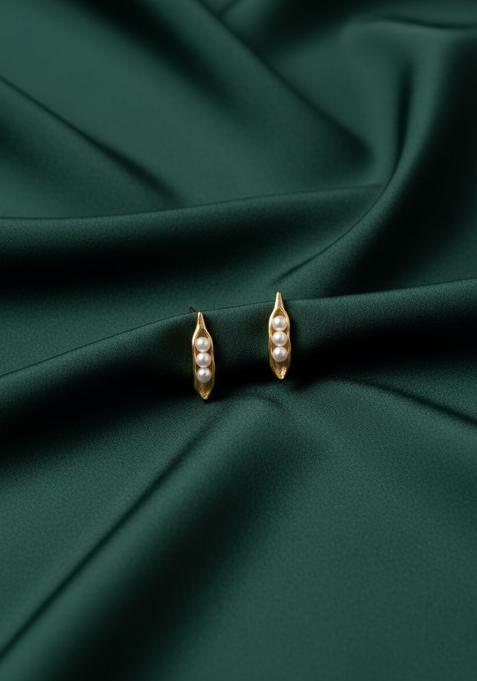 Golden Stainless Earrings Set