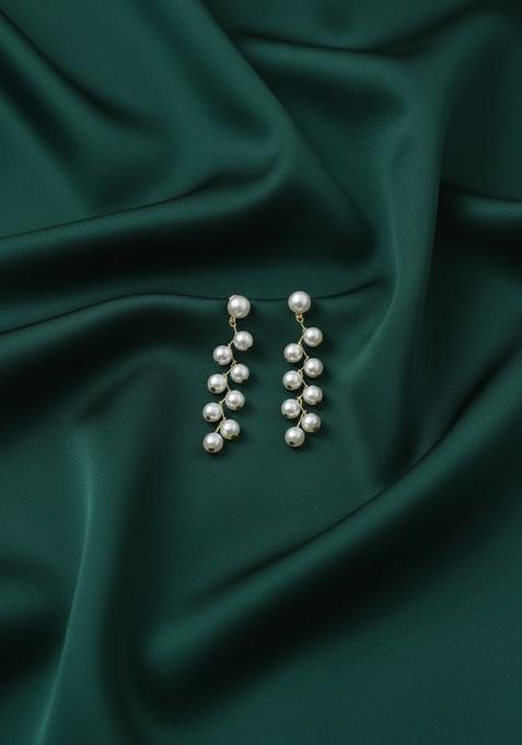 Golden Stainless Earrings Set