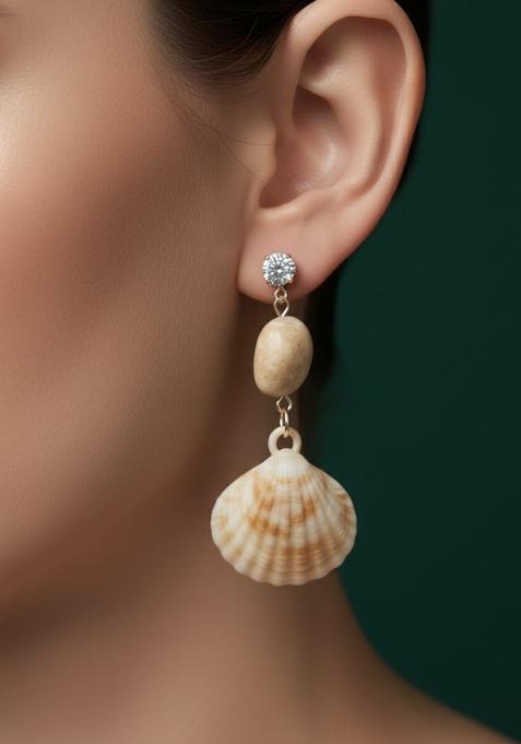 Golden Stainless Earrings Set