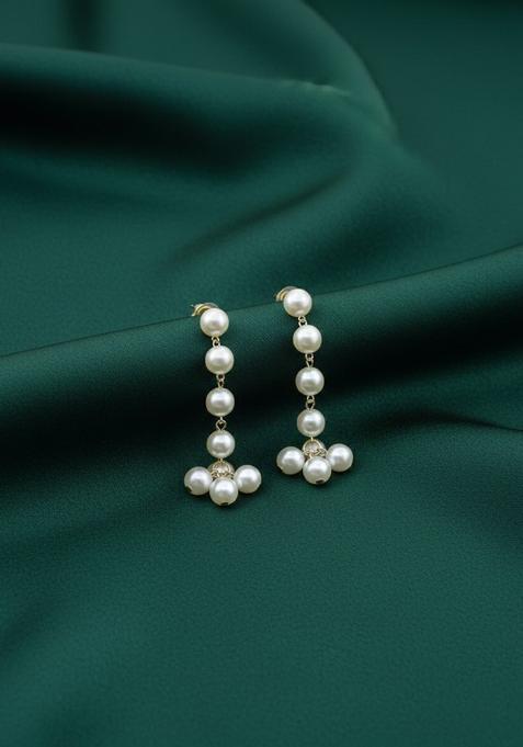 Golden Stainless Earrings Set