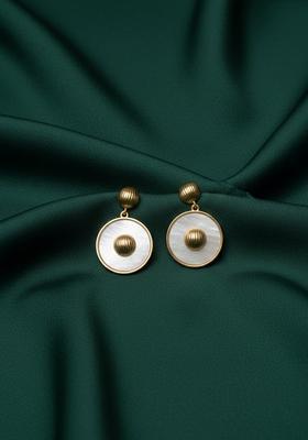 Golden Stainless Earrings Set