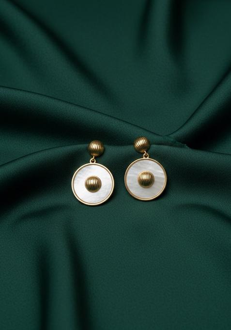 Golden Stainless Earrings Set