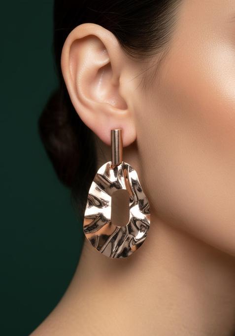 Golden Stainless Earrings Set